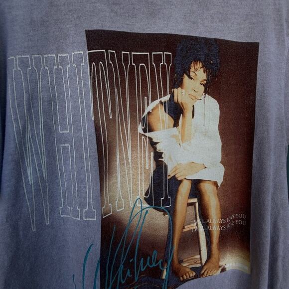 Y2K Vintage Whitney Houston tee - Adult XS streetwear - Picture 2 of 6